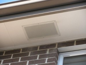Galvanised, white painted Eave Vent Galvanised, white painted Eave Vent for solar roof ventilator