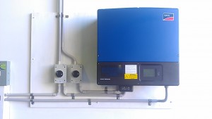 10kw SMA inverter installed at Brisbane warehouse