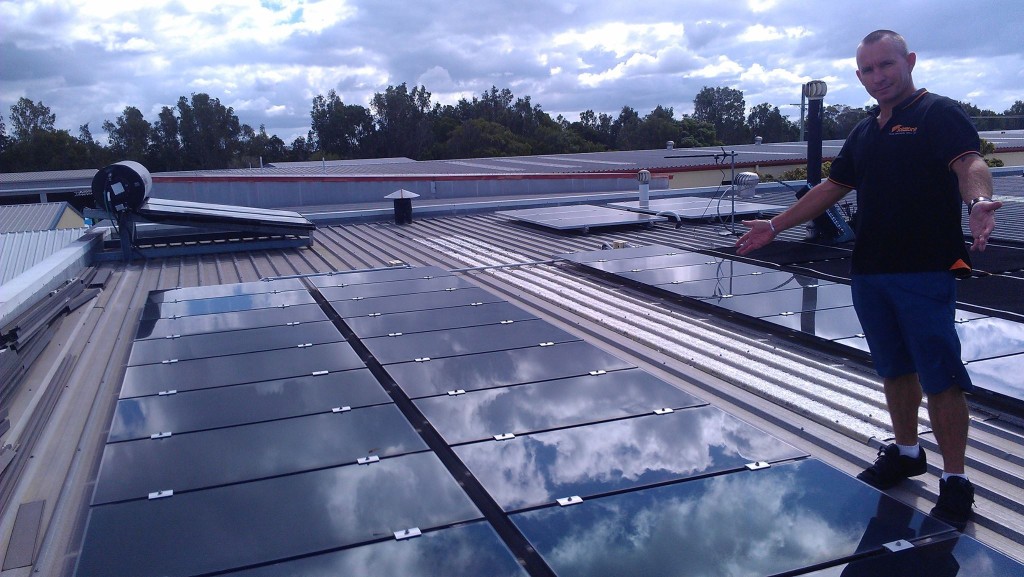 Solazone factory roof