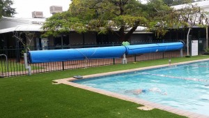 Custom pool rollers at Hendra Healthworks