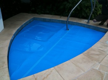 Thermal pool cover for best heat retention Thermal pool cover for best heat retention