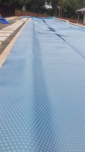 Pool blanket installation