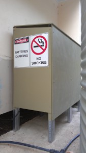 High-set battery box