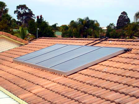 Solarthem installation on tiled roof in Queensland Solarthem installation on tiled roof in Queensland