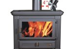 For maximum stove fan efficiency