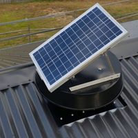 solar roof ventilator installation