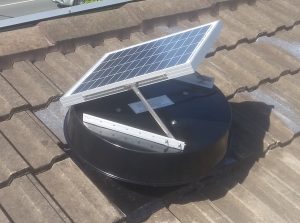 Solar whiz solar roof ventilator can face any direction or angle