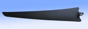 X600- carbon fibre blades are strong and flexible in strong winds