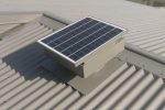 Solazone Tempo - 40 solar roof ventilator removing heat