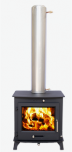 Wood stove - location of heat exchanger
