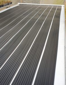 Root zone heating mat on corflute base