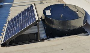 Solarwhiz RAF2300 solar ventilator with remote solar panel