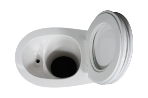 Pasadero urine diverting compost toilet pedestal