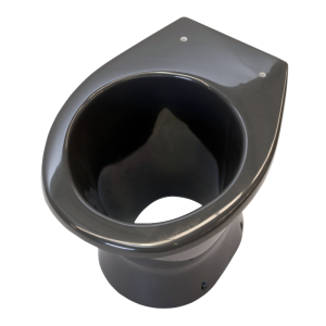 Grey polymarble pedestal
