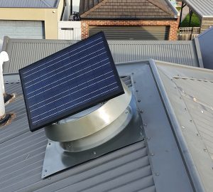 Monument-coloured Ventura solar ventilator